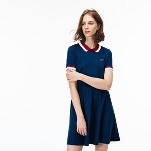 Lacoste Fit & Flare Polo Dress